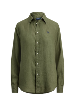 Classic Fit Linen Shirt - Supply Olive