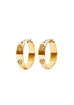 Small Miller Stud Hoop Earring - Tory Gold