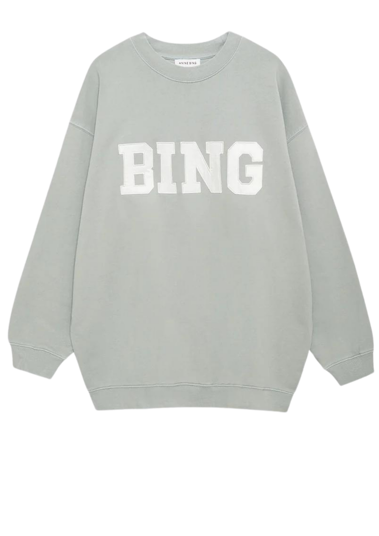 Tyler Sweatshirt Satin Bing - Sage Green