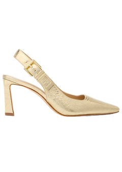 Darrington Sling Pump - Pale Gold