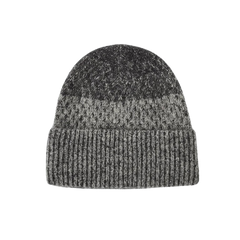 Tine Knit Beanie - Dark Grey Mix