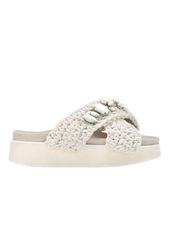 Woven Stones Platform -  Ivory