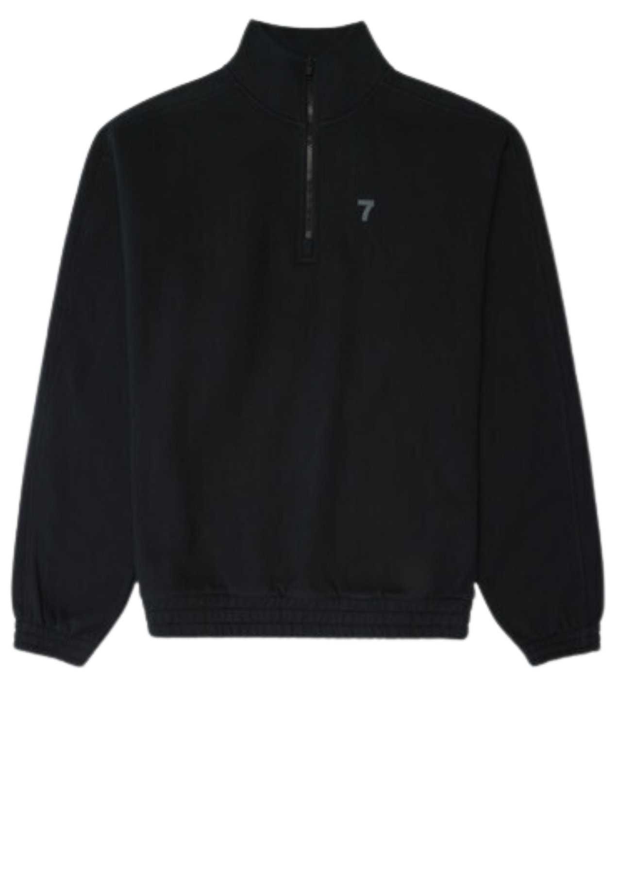 Organic Panelled Sweatshirt - Svart