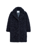 Camille Cocoon Coat - Smoke Grey