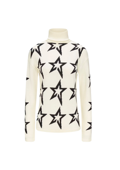 Star Dust Sweater - Snow White/Black Star