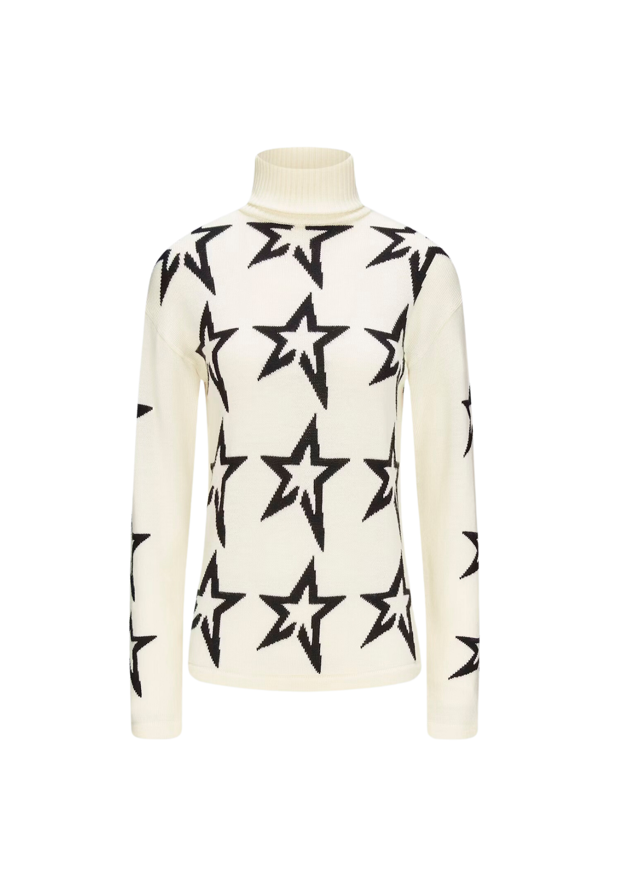 Star Dust Sweater - Snow White/Black Star