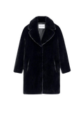 Camille Cocoon Coat - Black