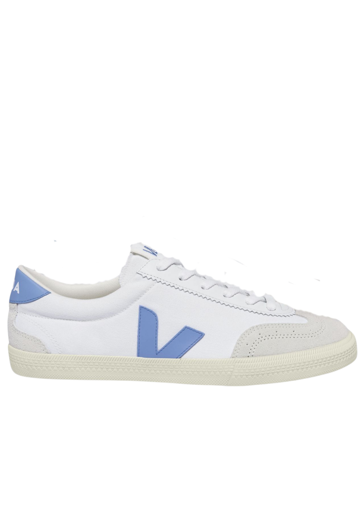Volley Canvas - White Aqua