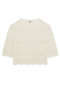 Ganach Cardigan - Blanc Casse