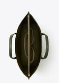 Perry Triple-Compartment Tote - Basil