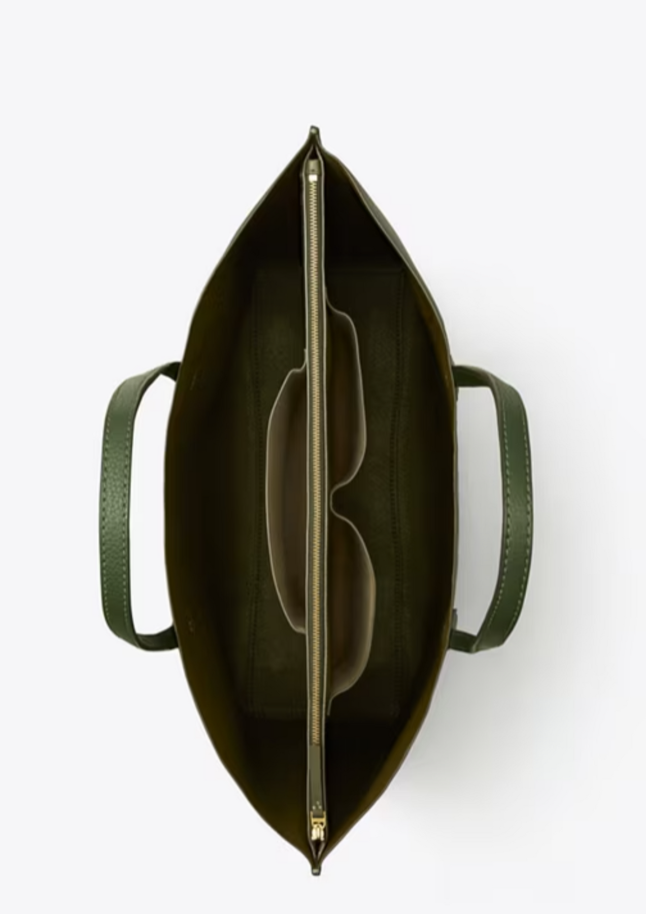 Perry Triple-Compartment Tote - Basil
