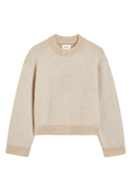 Tine Knit Crew Neck - Sand Mix