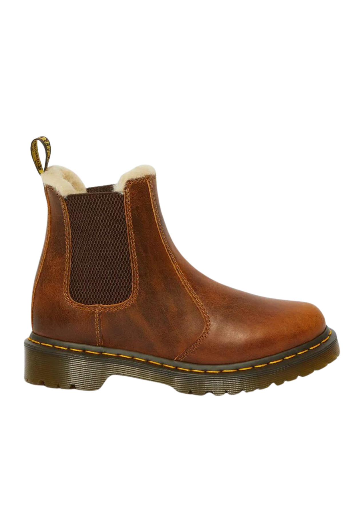 2976 Leonore Faux Fur Lined Chelsea Boots - Butterscotch Orleans