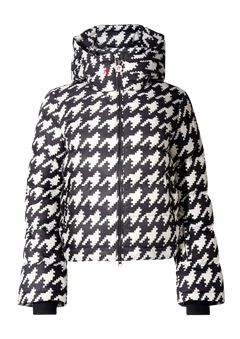 Polar Flare Ski Jacket III - B&W Houndstooth