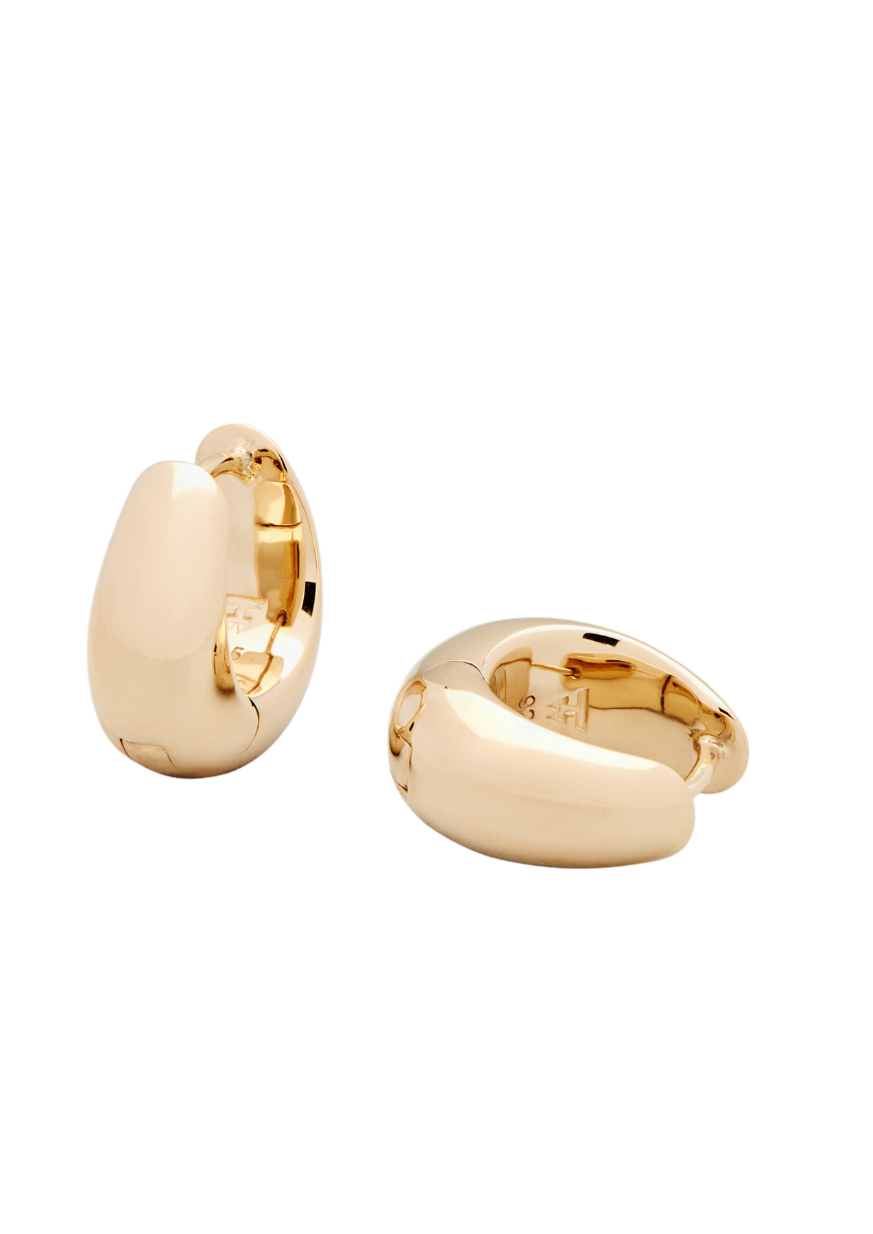 Ice Hoops Small - Gold