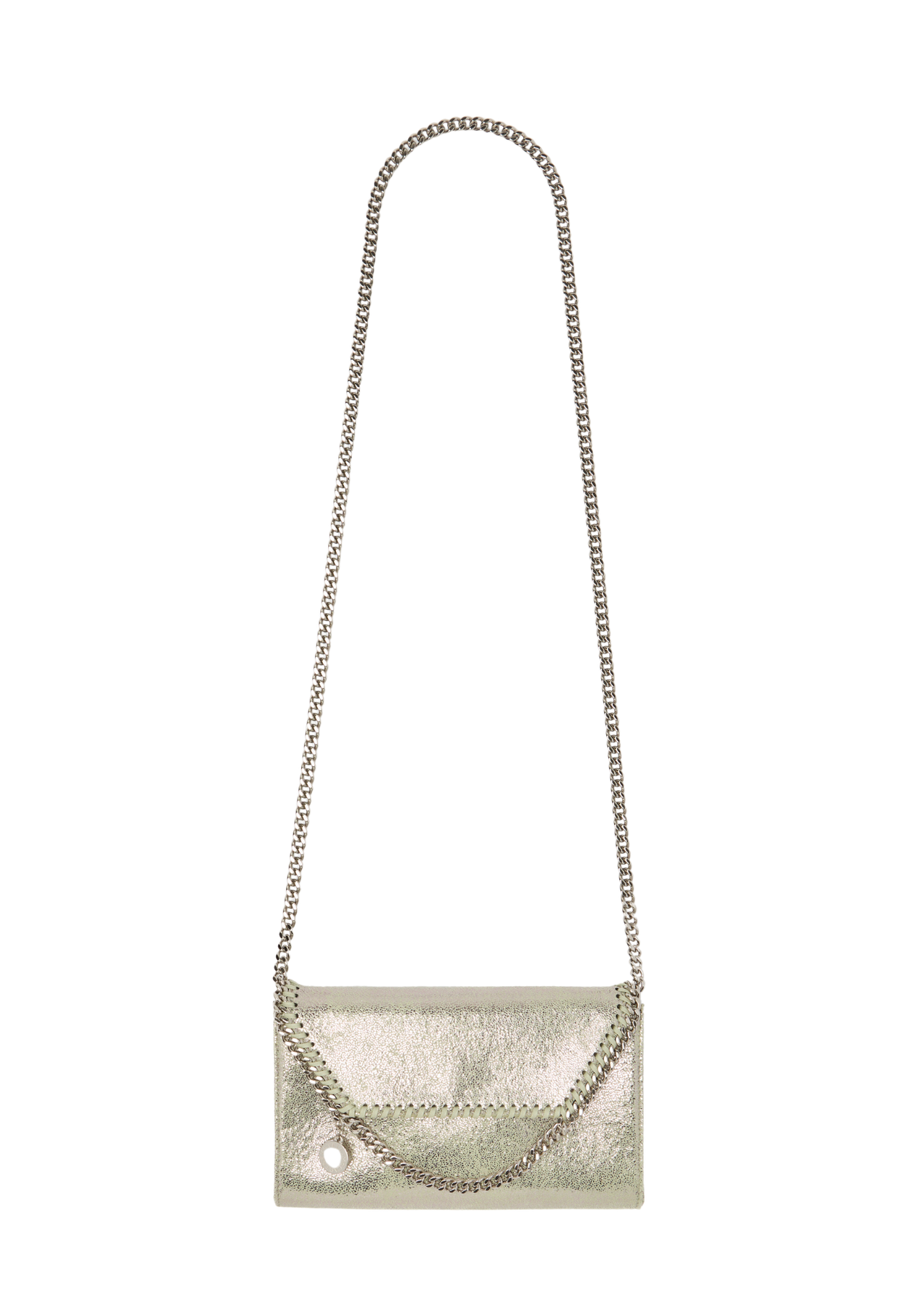 Falabella Wallet Crossbody Bag - Ljus Limegrön