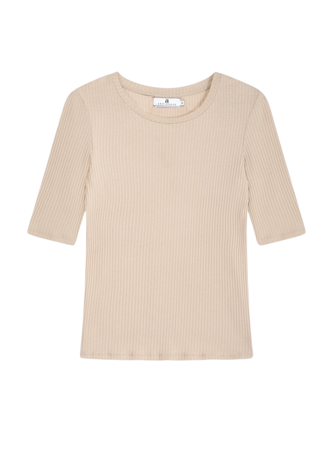 Alba Lyocell Rib - Beige