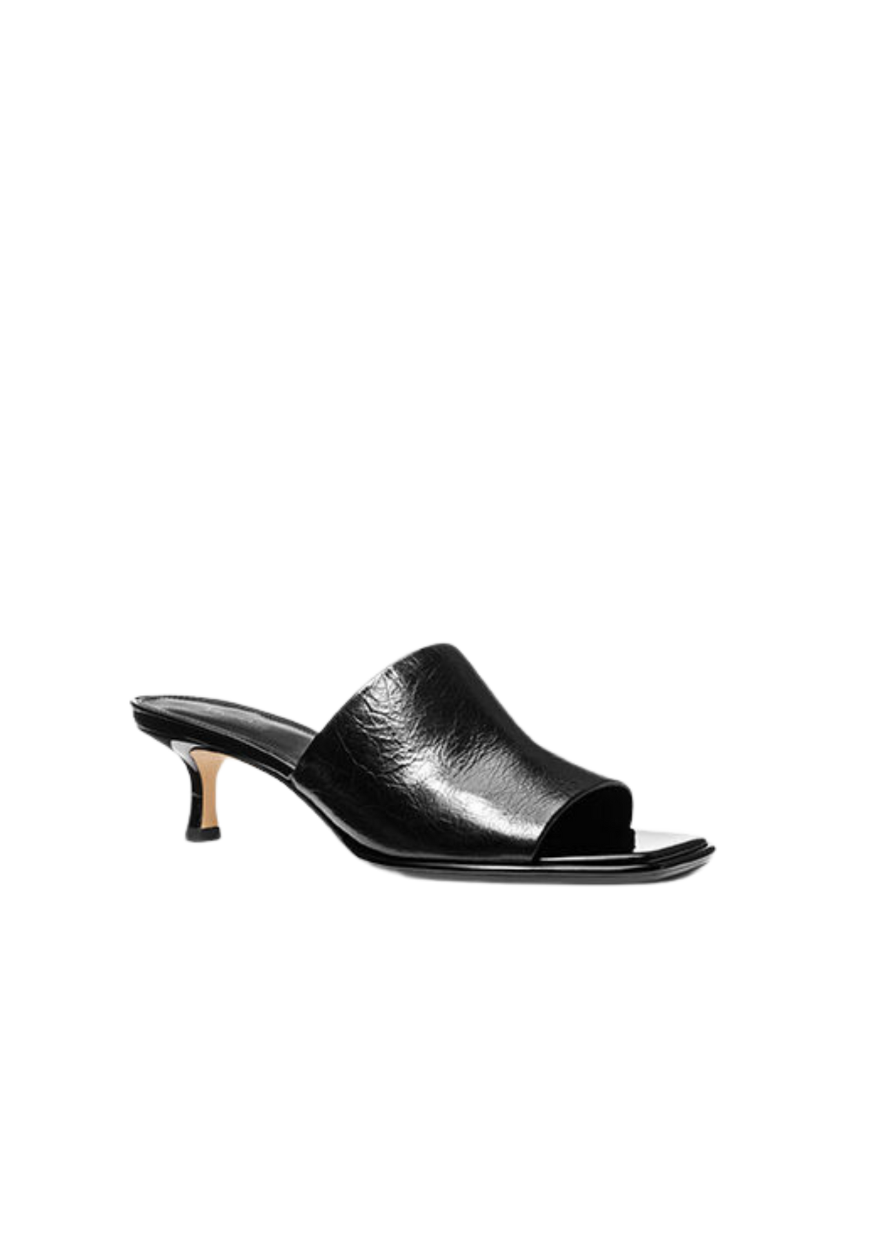 Lara Kitten Sandal - Black