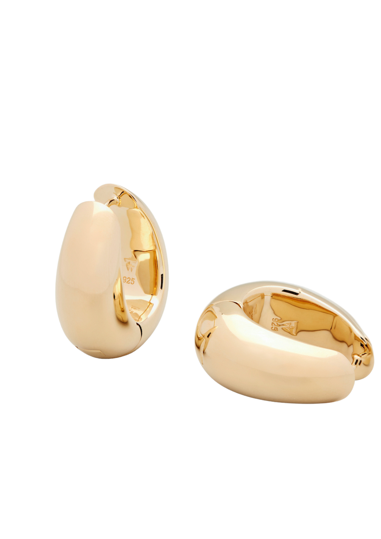 Ice Hoops Medium - Guld