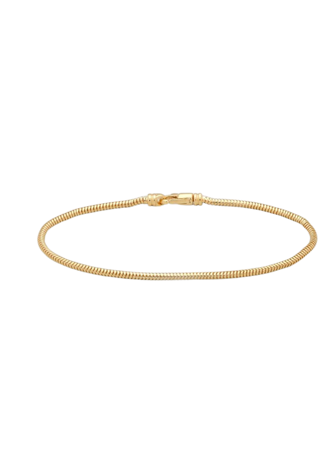 Snake Armband Slim (7 Inches) - Guld