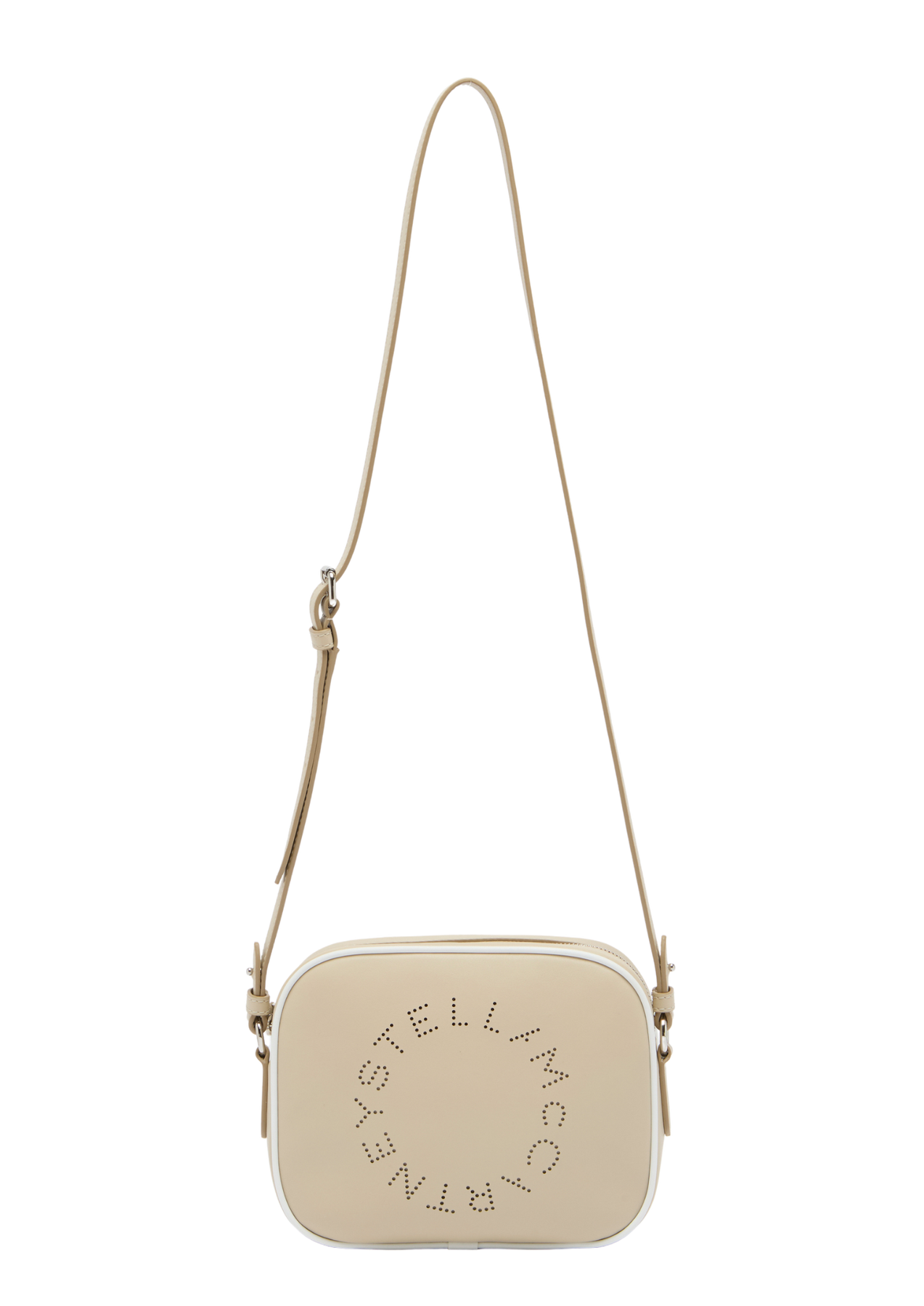Logo Camera Crossbody Bag - Oat