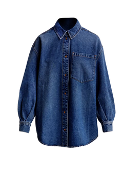 Alex Shirt - Washed Dark Blue