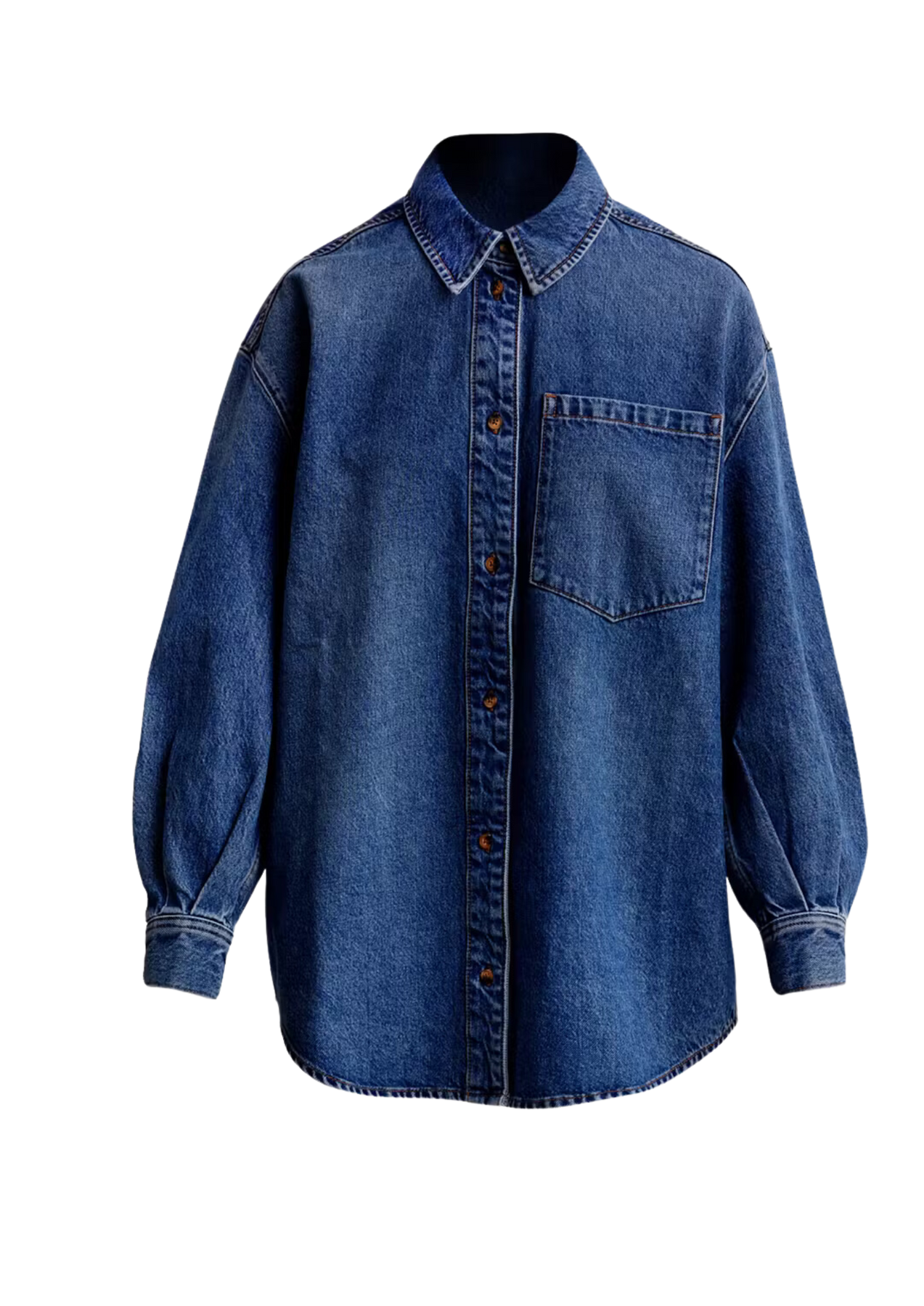 Alex Shirt - Washed Dark Blue