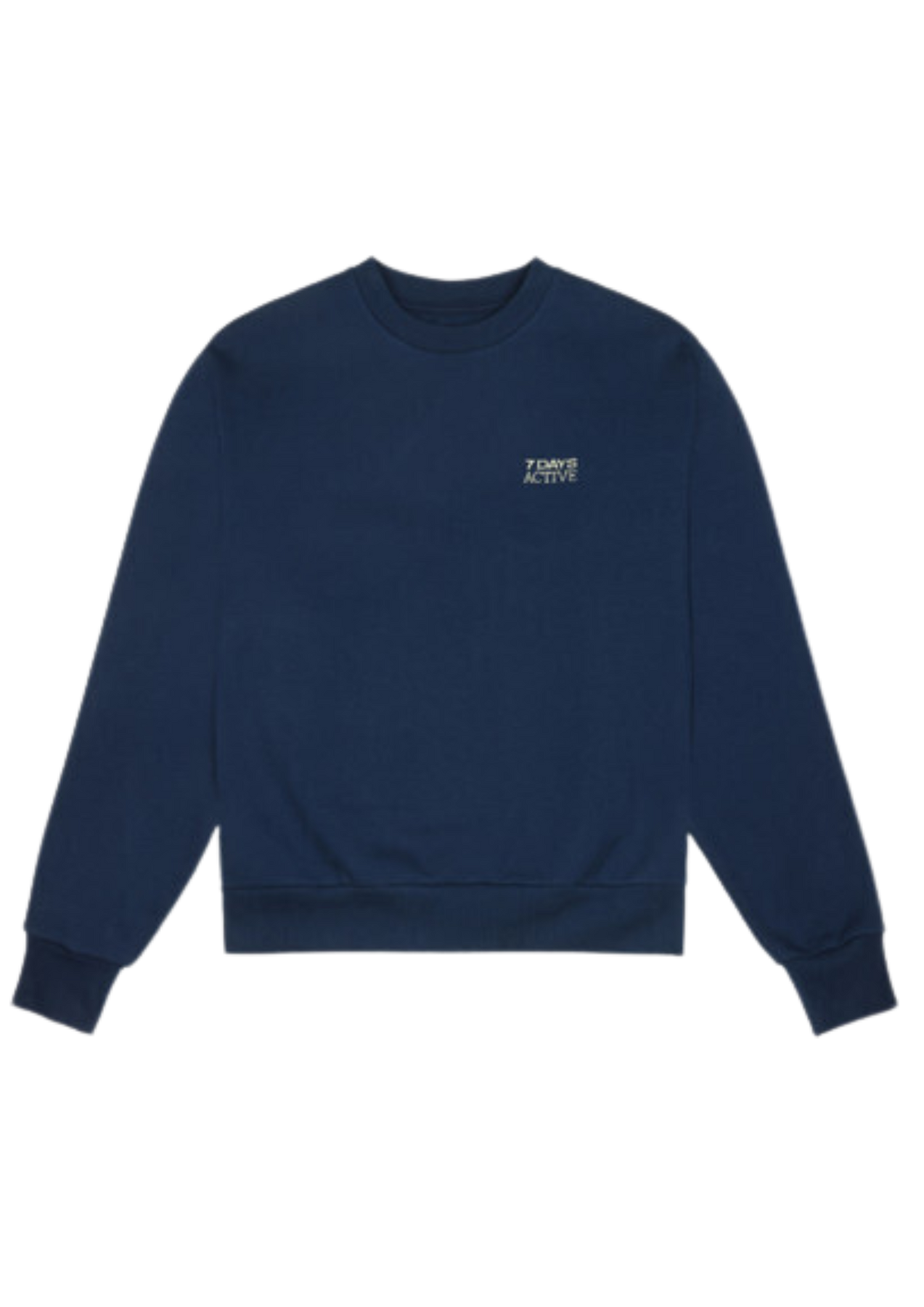 Organic Fitted Crewneck - Pageant Blue