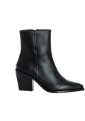 Cara Boots Semy-Shiny Calfskin - Noir