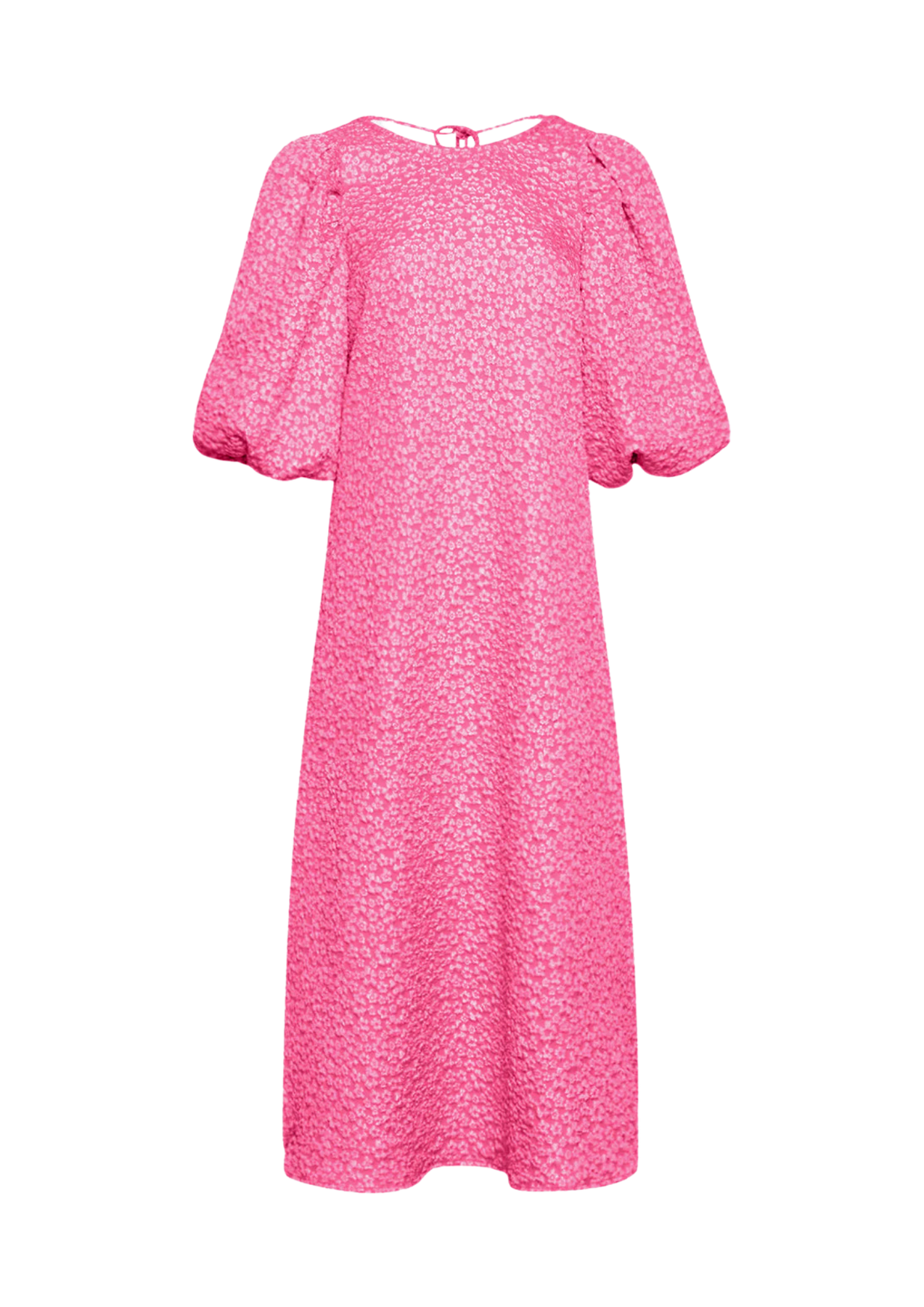 Reno Pastis Long Dress - Bright Pink
