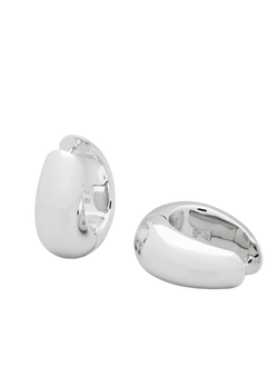 Ice Hoops Medium - Silver