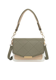 Blanca Bag Medium - Army/White/Beige