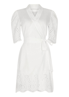Scarlett Short Embro - White