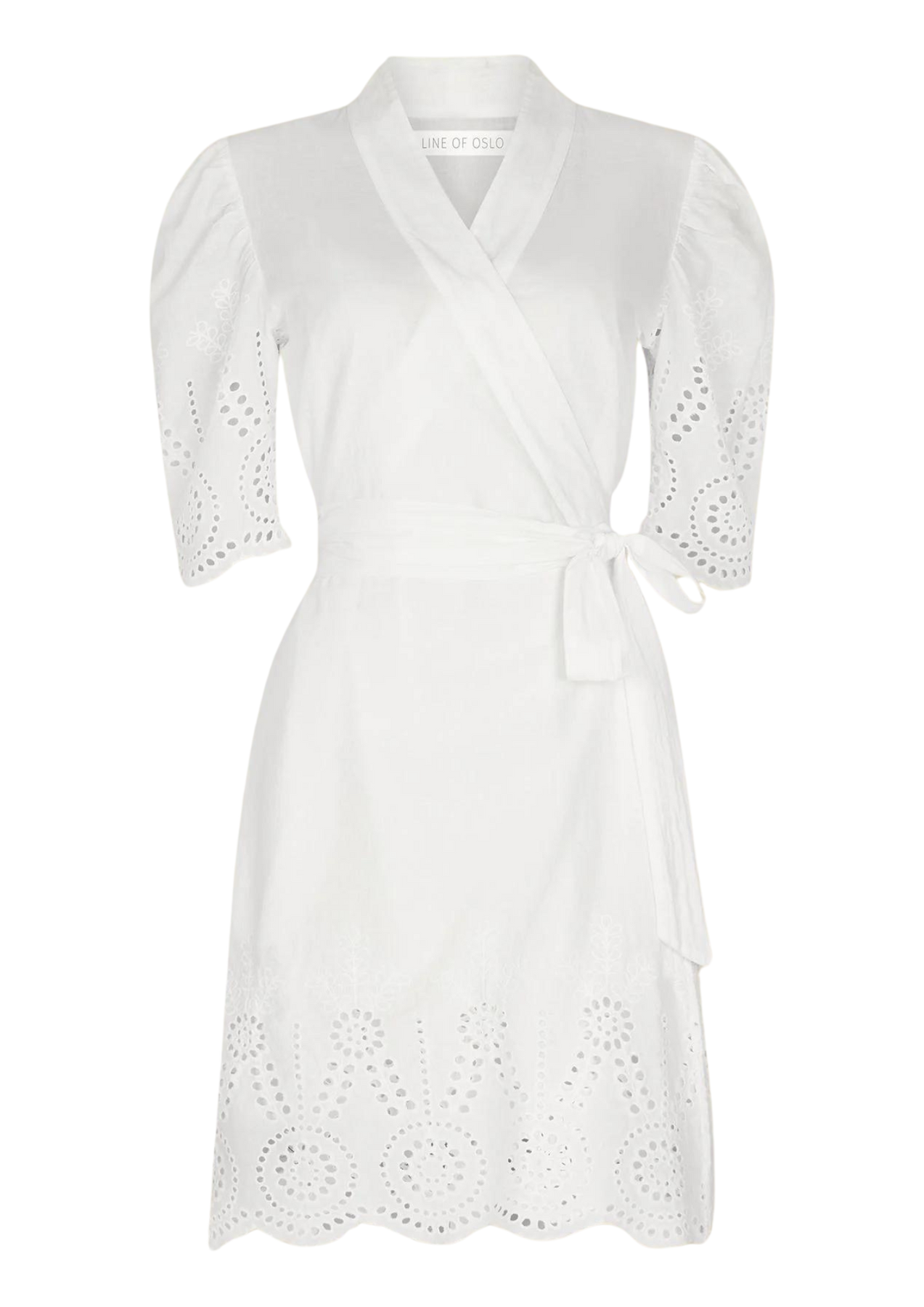 Scarlett Short Embro - White