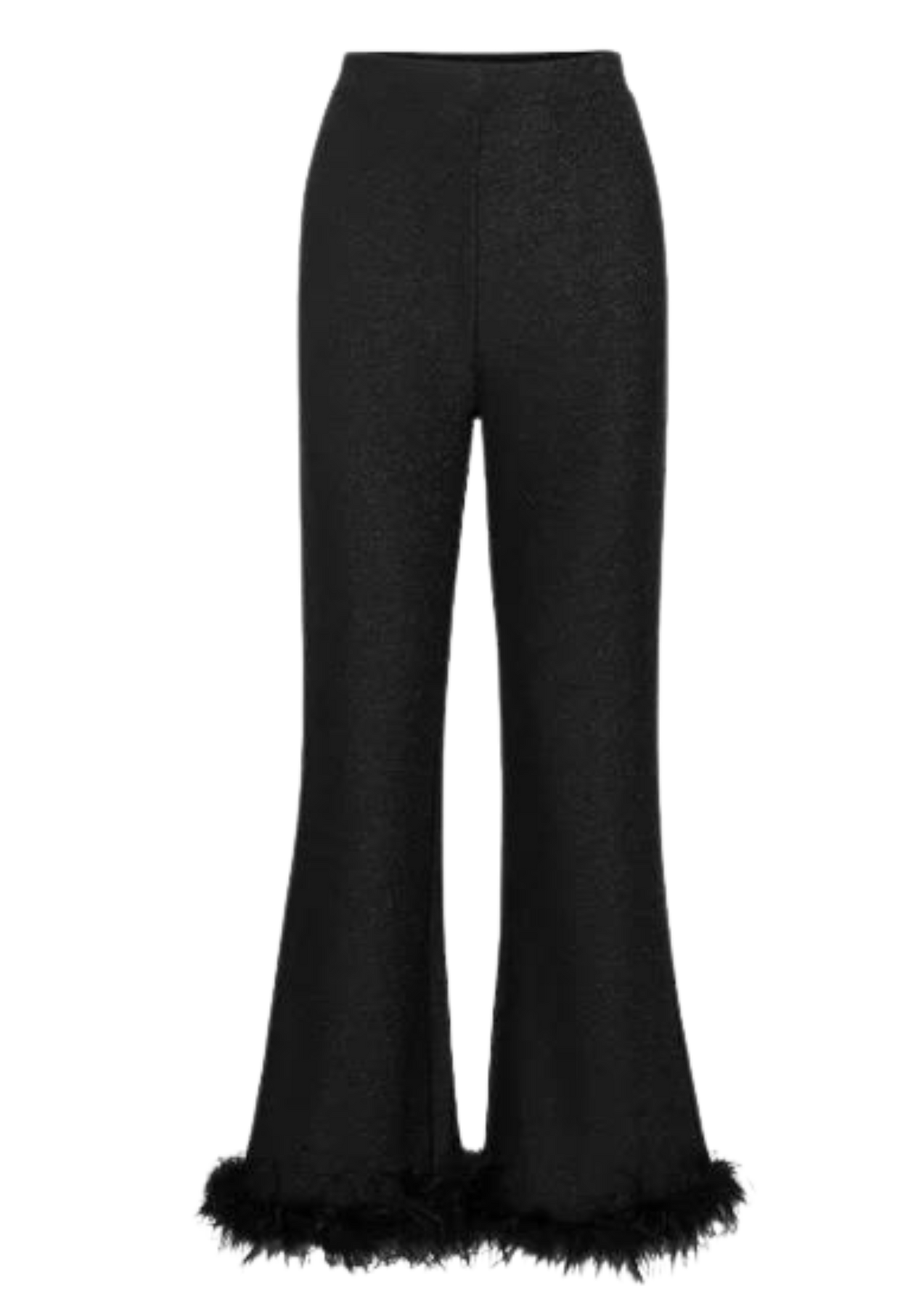 Peach Pants - Black Glitter