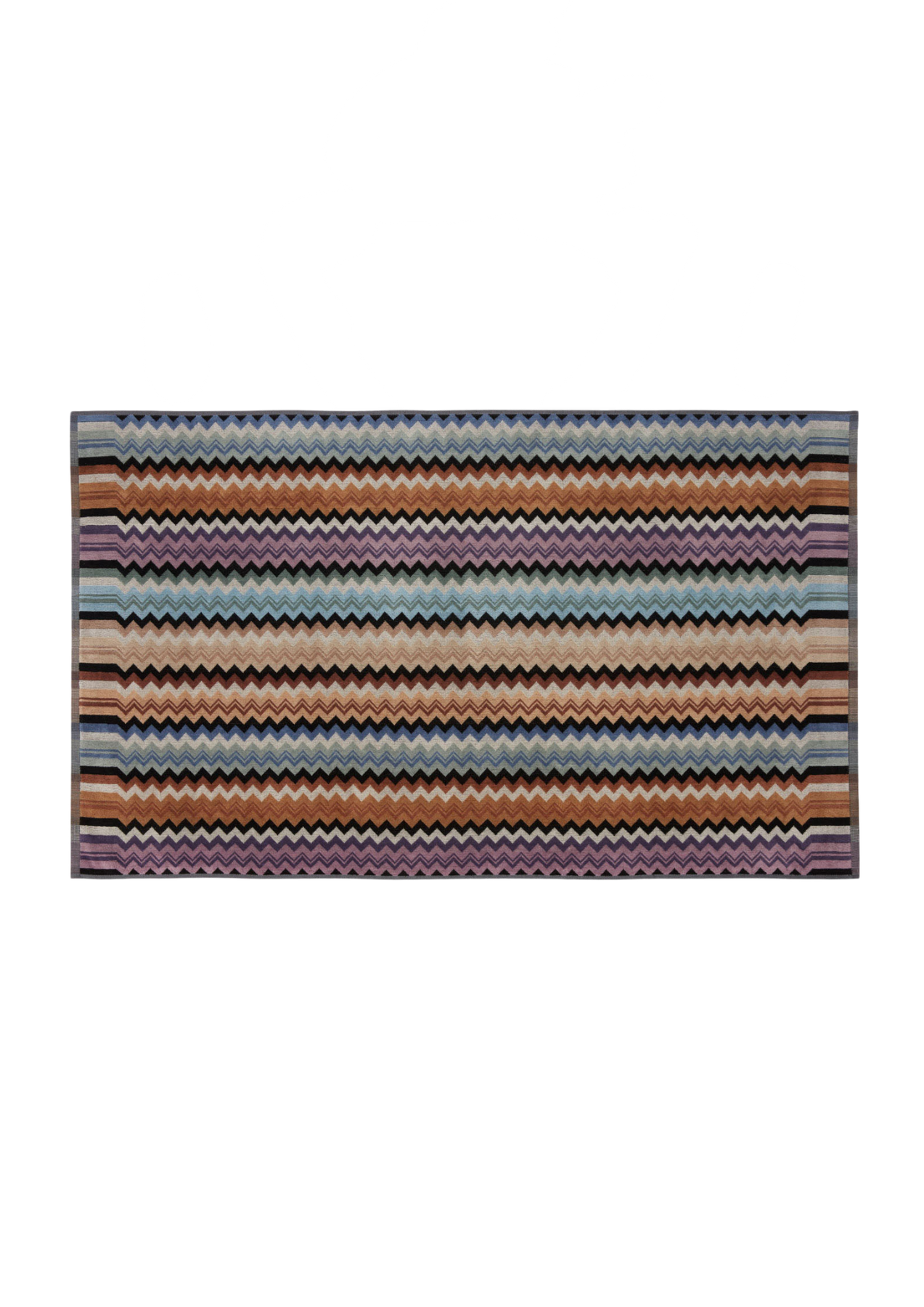 Adam Bath Towel - Black Multicolor