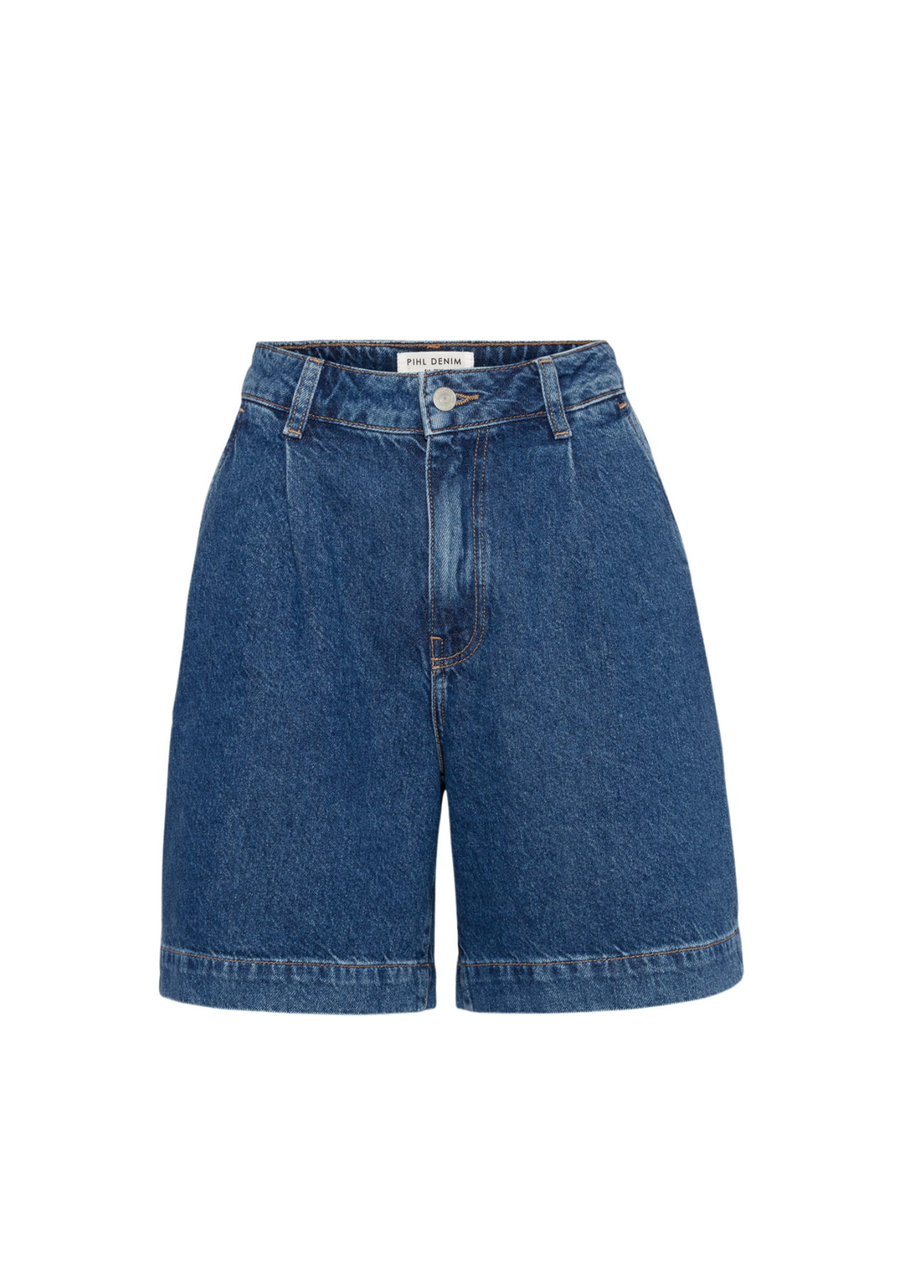 Jason Shorts - Tvättad Mörkblå