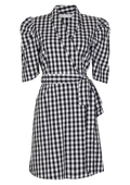 Scarlett Short Check - Black
