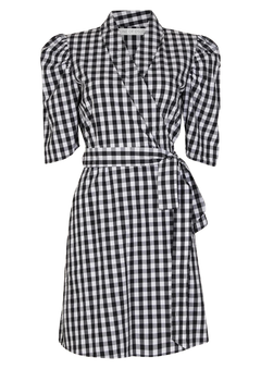 Scarlett Short Check - Black