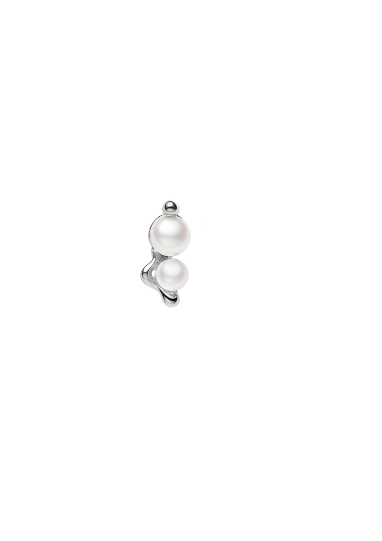 Shibuya Ni Stud - Silver