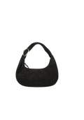 Suede Lona Small Bag - Black