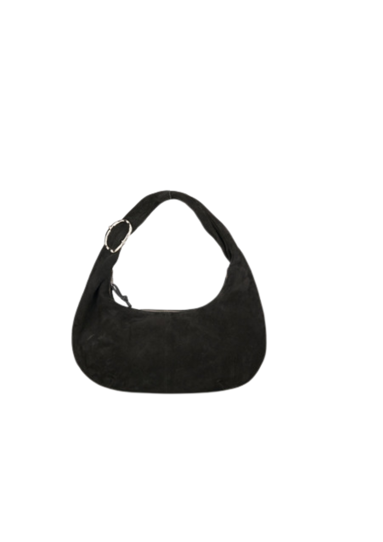 Suede Lona Small Bag - Black