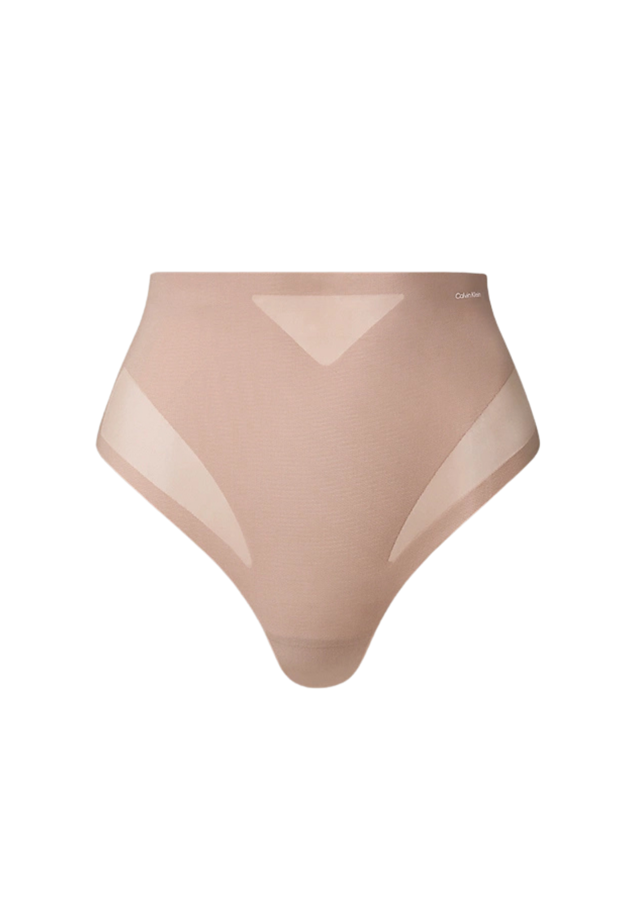 Sculpted Firm Mesh Thong - Cedar