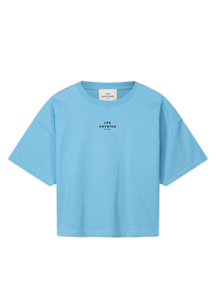 Logo Boxy-Fit Tee - Maya Blue