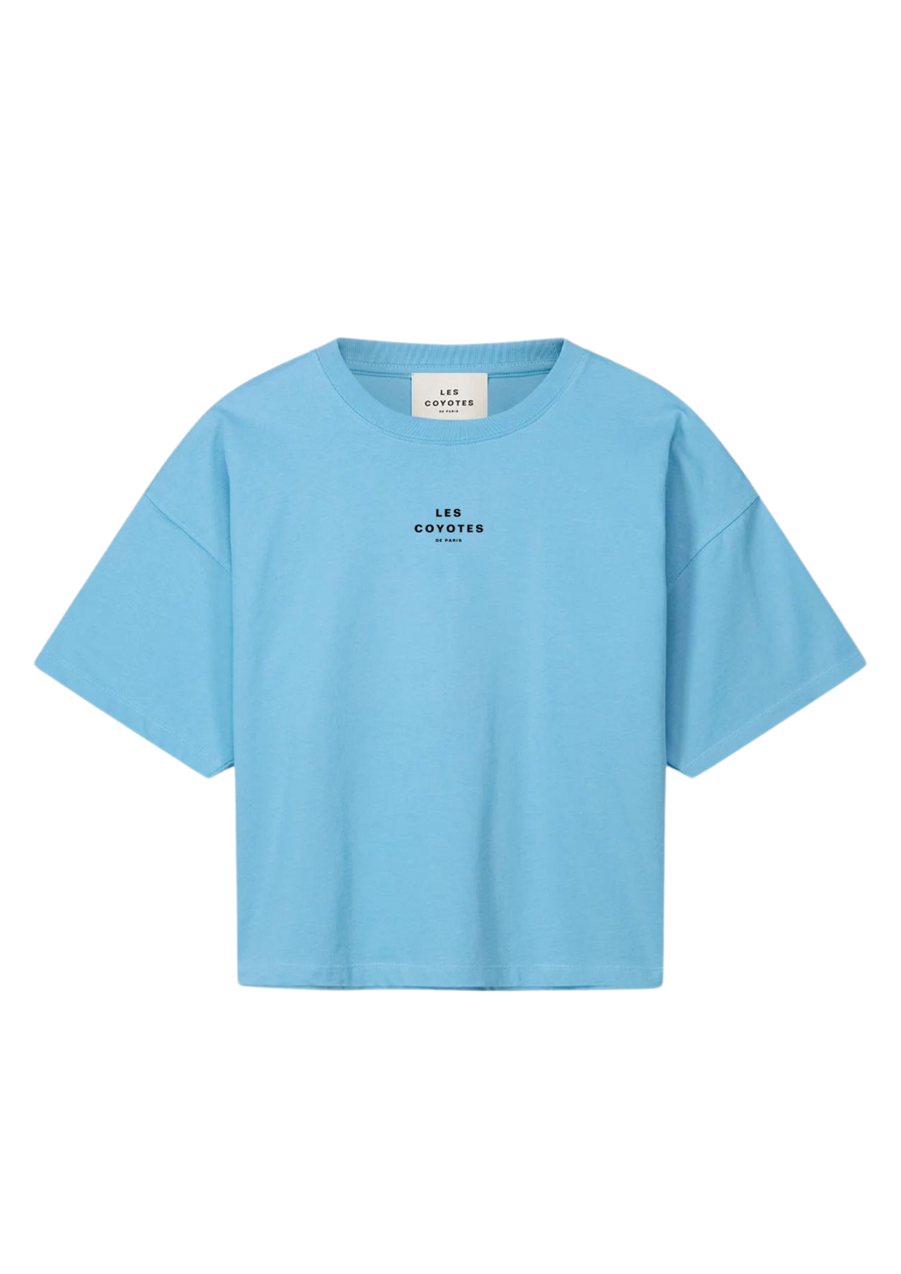 Logo Boxy-Fit Tee - Maya Blue
