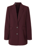 Rita Ls Relaxed Blazer - Fig Melange