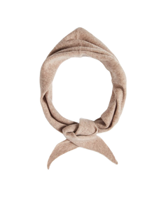 Maria Narrow Cashmere Scarf - Fungi Melange