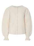 Yasthelma Ls Wool Blend Knit Kofta - Birch