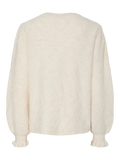 Yasthelma Ls Wool Blend Knit Kofta - Birch