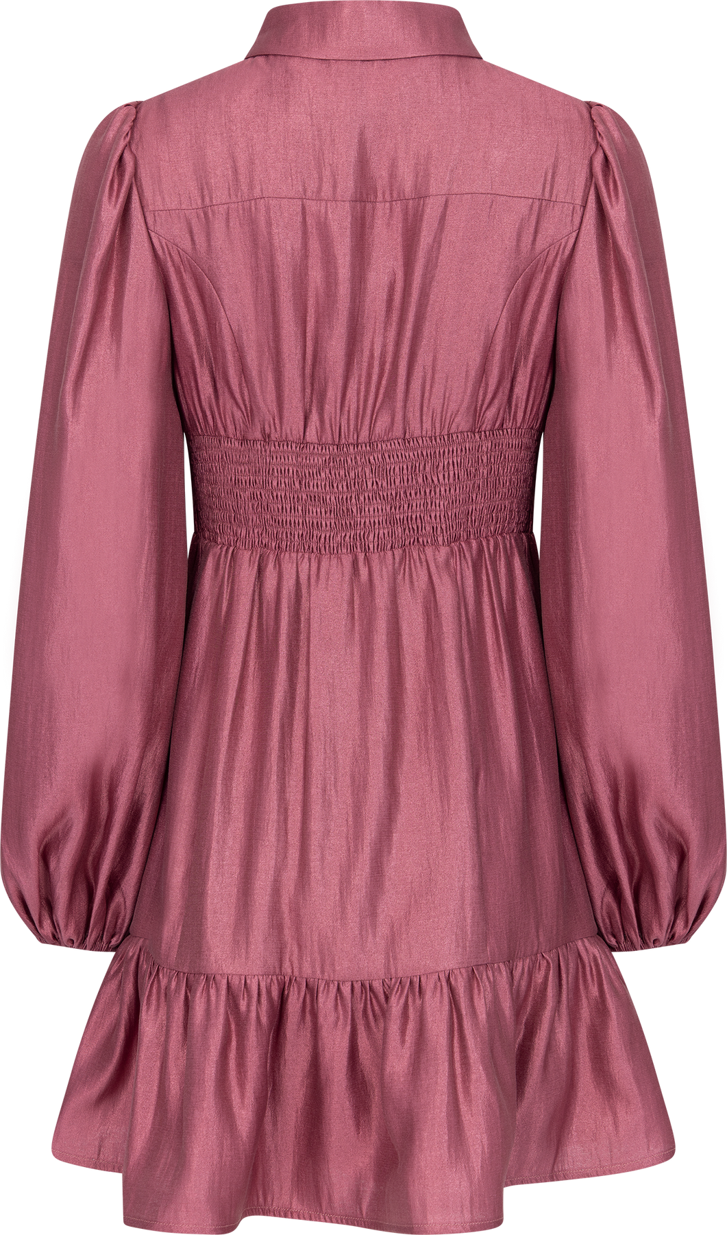 Mandy Organza Miniklänning - Pink Rose